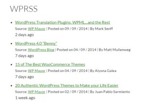 RSS Feed WordPress