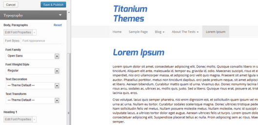 WordPress Custom Fonts