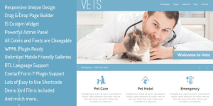 Wordpress themes for Vets